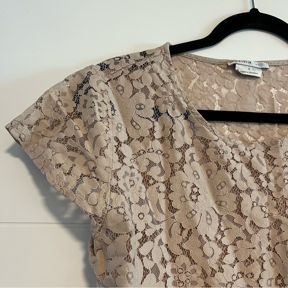 Van Heusen | Lace Tee Shirt - Picture 2 of 14